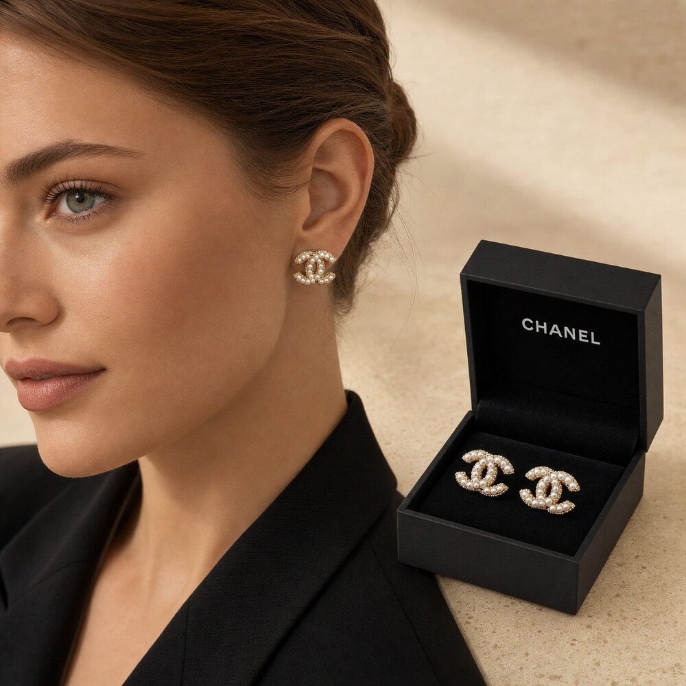 CHANEL Classic Parisian Earrings Style 4 | New with Box - Picture 8 of 9